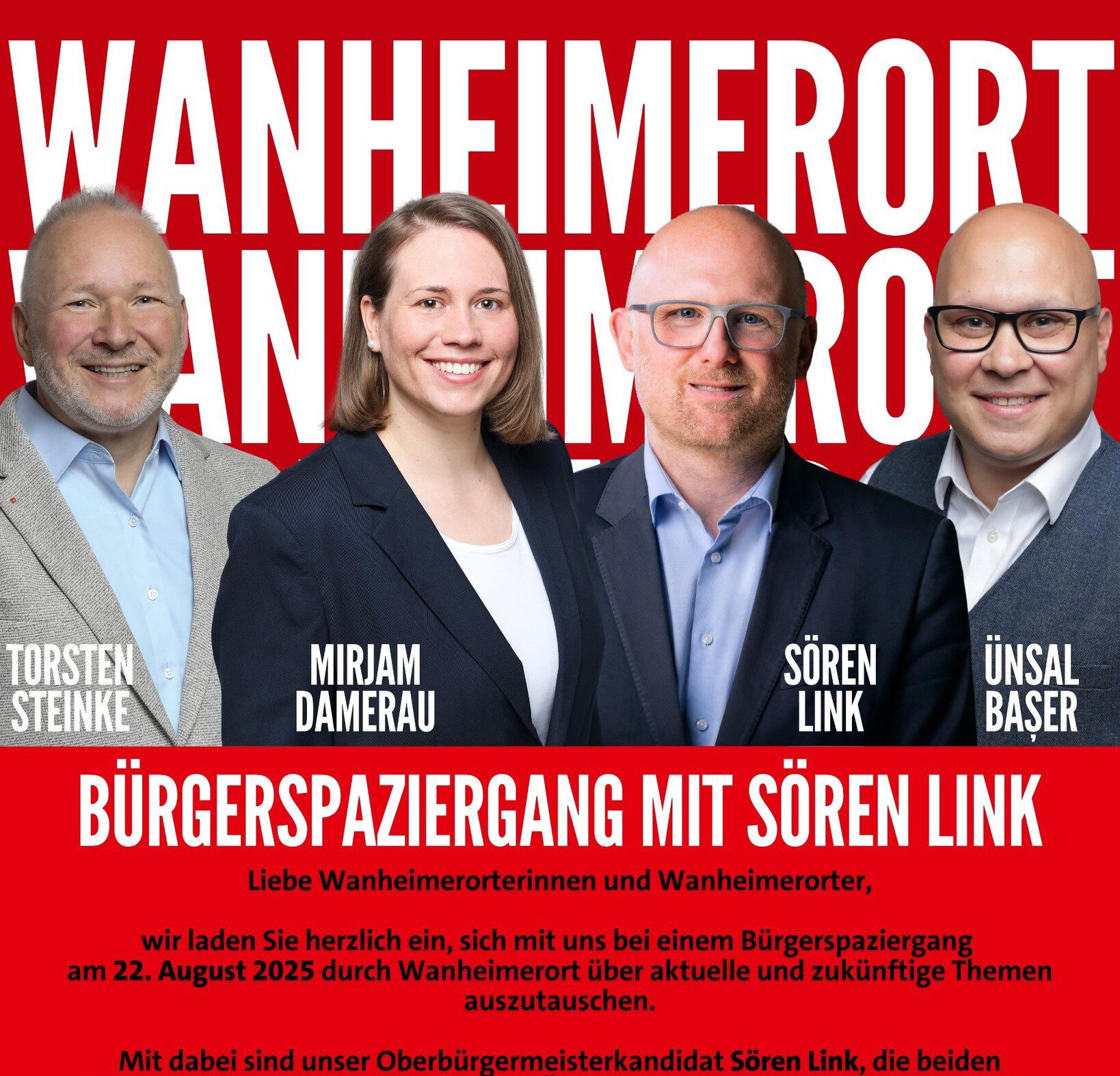 Bürgerspaziergang mit Sören Link